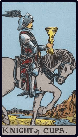 Vitez Pehara tarot karta