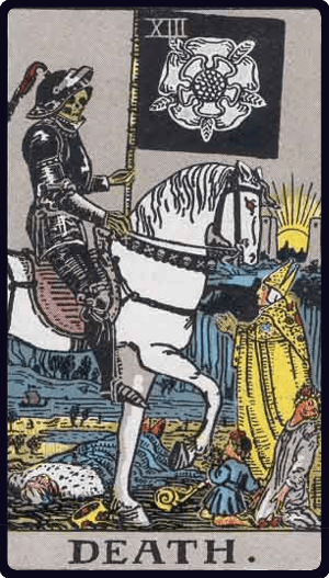 Smrt tarot karta