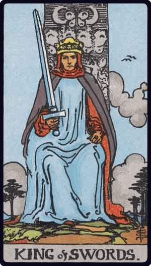 Kralj Mačeva tarot karta