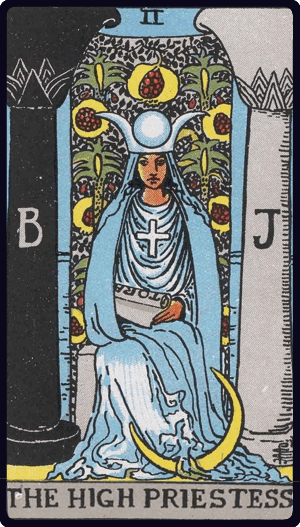 Visoka Sveštenica tarot karta