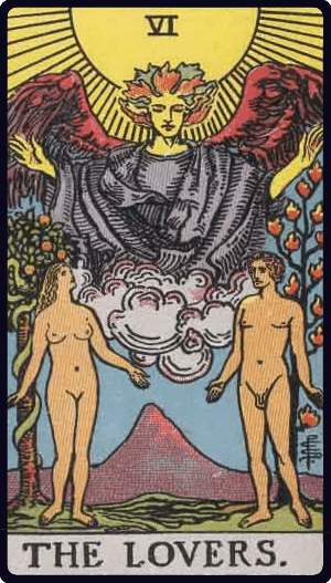 Ljubavnici tarot karta